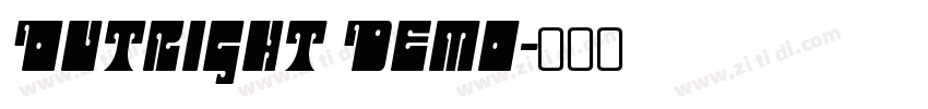 Outright Demo字体转换